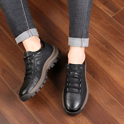 Orthotic Men's Leather Loafers with Good Arch Support