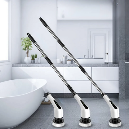 Rechargeable Spin Cleaning Brush with 7 Interchangeable Heads - Halri