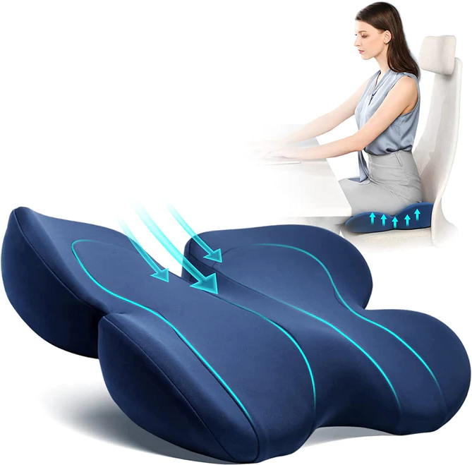 Comfortable Back Support Pillow for Lower Back Relief - Halri
