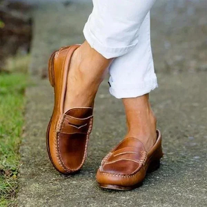 Classic Comfortable Slip On Loafers For Women