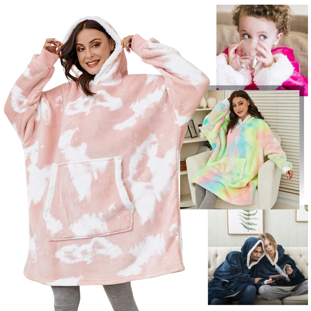 Oversized Cozy Sweatshirt Blanket