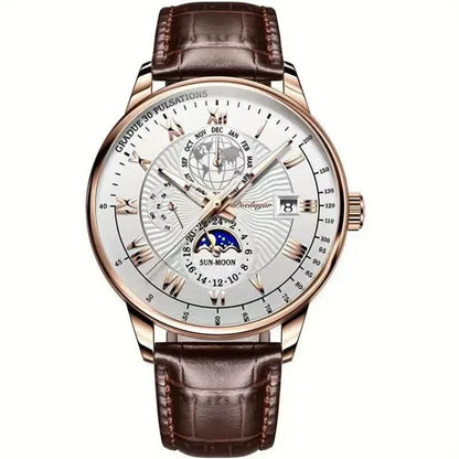 Premium Men's Automatic Moon Phase Watch - Halri