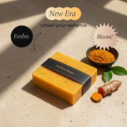Natural Glow Face Soap with Vitamin C and Oats
