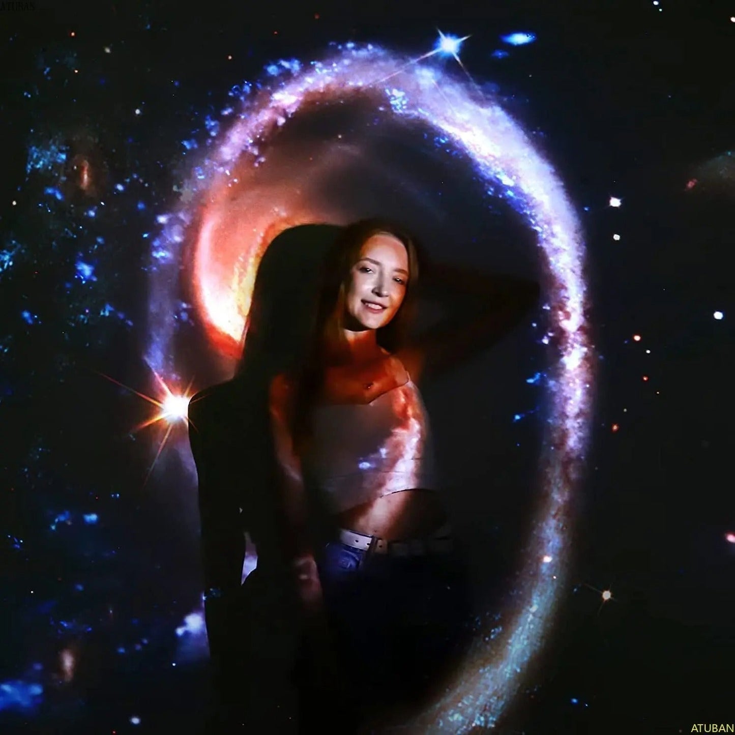 Colorful Galaxy Night Light Projector for Home