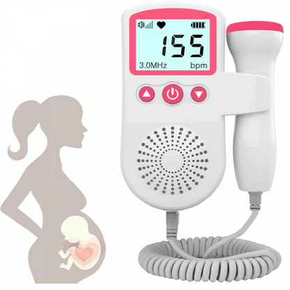 Baby Heartbeat Monitor Fetal Doppler Detector - Halri