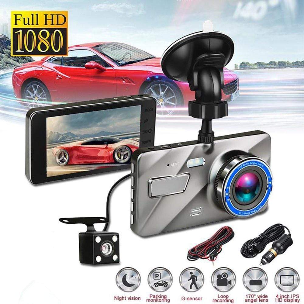 Dual Lens Car Camera Recorder 1080P HD