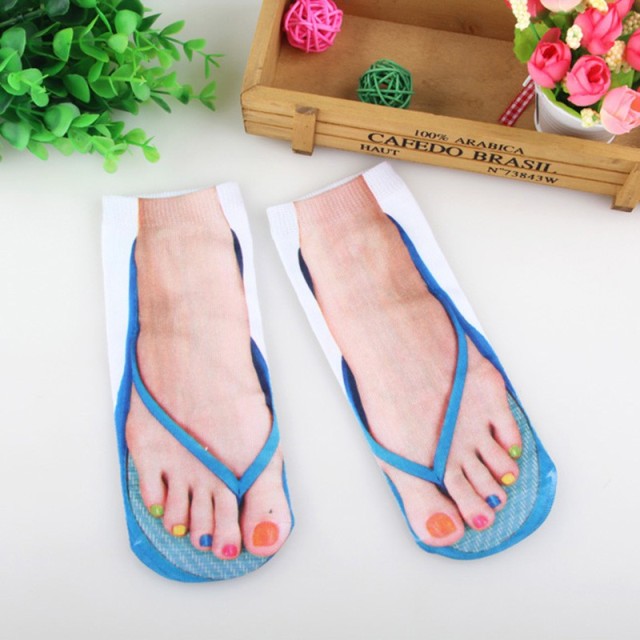 Chaussettes fantaisie imprimées en 3D