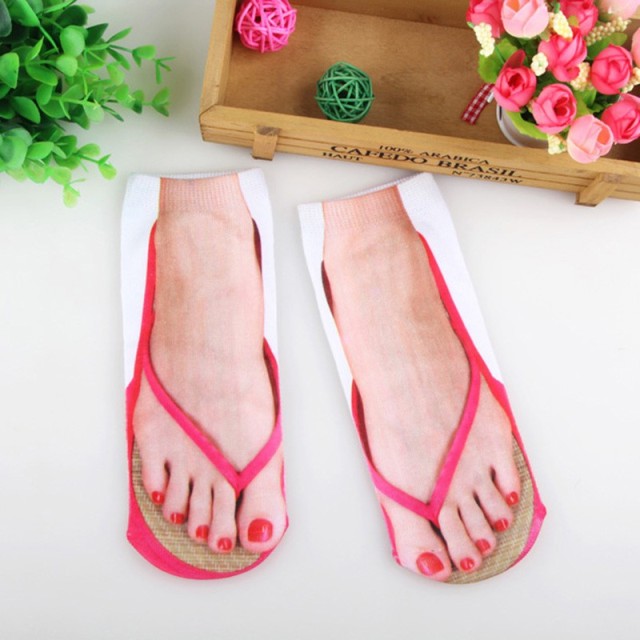 Chaussettes fantaisie imprimées en 3D
