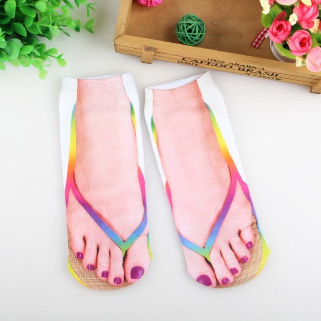 Chaussettes fantaisie imprimées en 3D