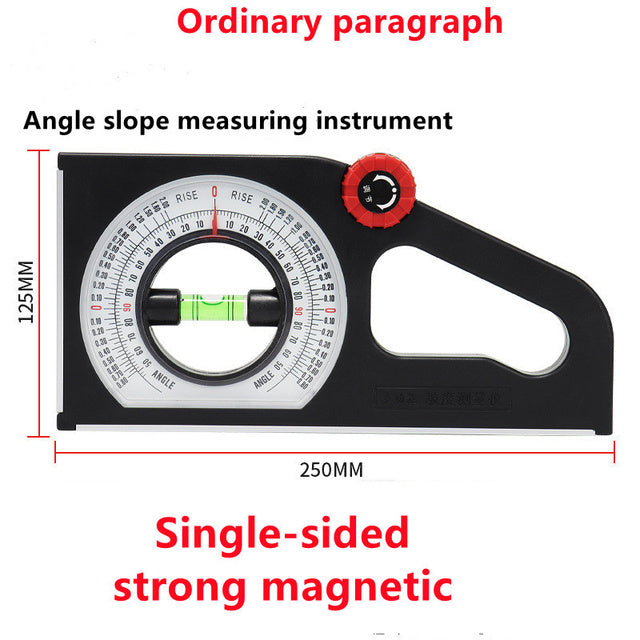 Precision Magnetic Angle Finder and Protractor Tool - Halri