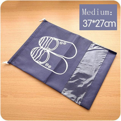 Sac de rangement de chaussures de voyage pliable et imperméable