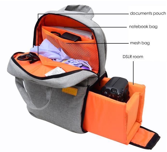 Rainproof Camera Hiking Backpack