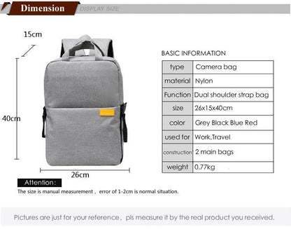 Rainproof Camera Hiking Backpack