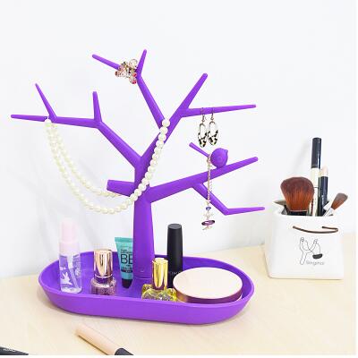 Étagère de rangement rustique en forme de branche d'oiseau