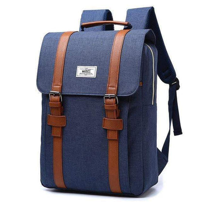 Sac à dos en toile style rétro 