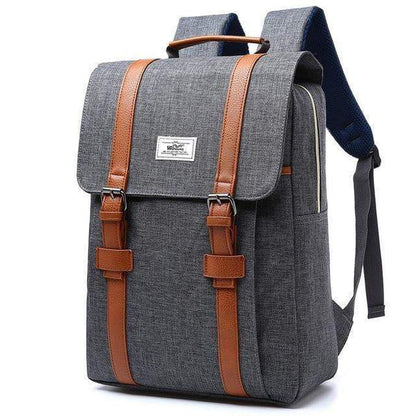 Sac à dos en toile style rétro 