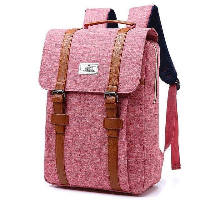 Sac à dos en toile style rétro 