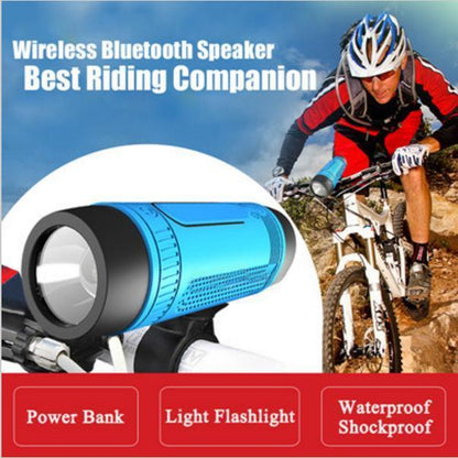 Wireless Bike Speaker Light With Power Bank Charger