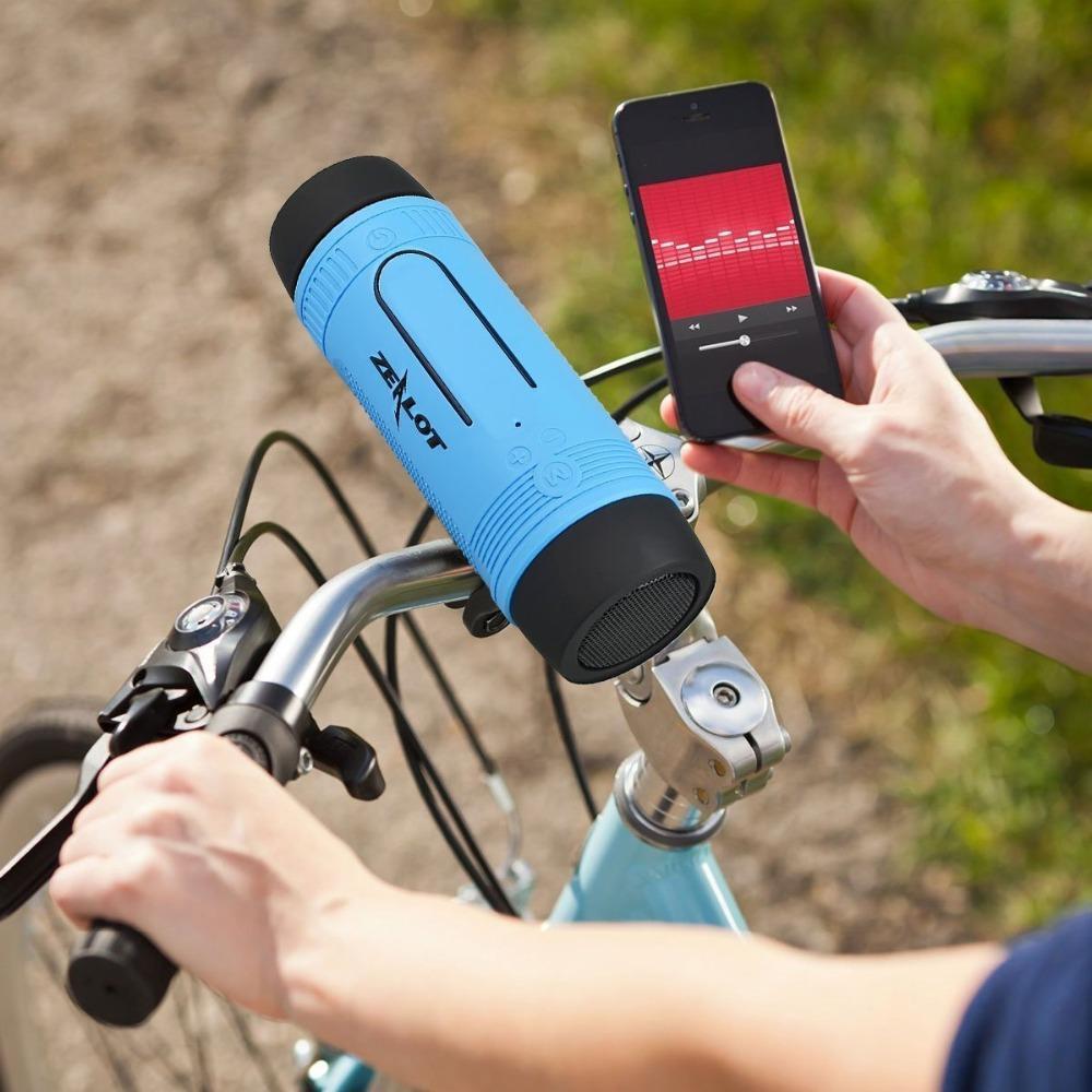 Wireless Bike Speaker Light With Power Bank Charger