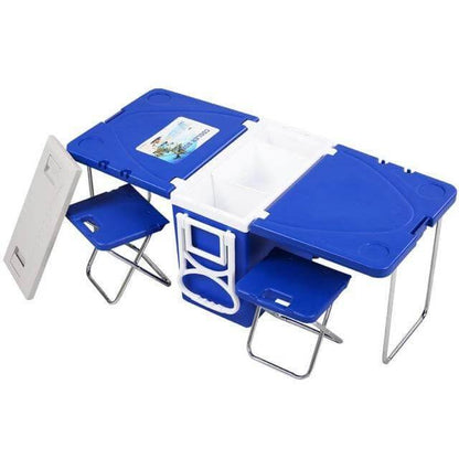 Portable Collapsible Insulated Cooler Box Outdoor Set - Halri