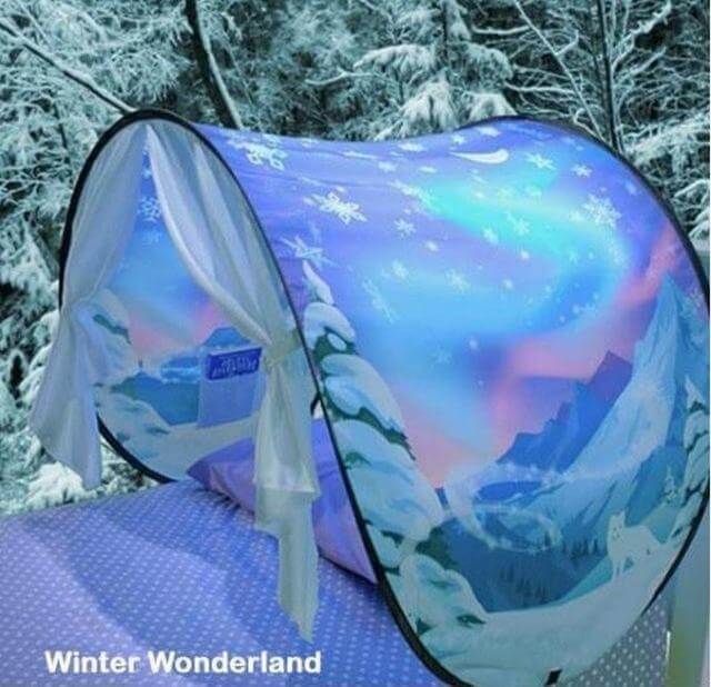 Cozy Kids Play Tent Winter Wonderland Stars - Halri