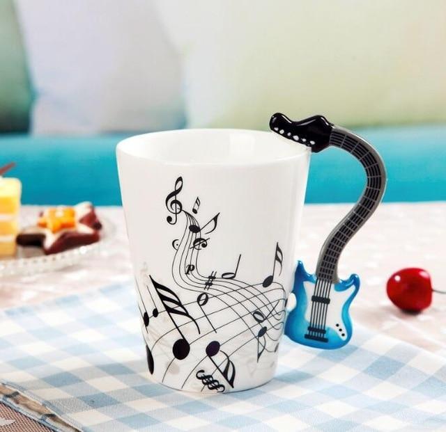 Mug à café guitare humoristique