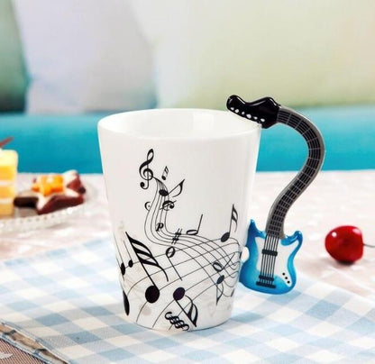 Mug à café guitare humoristique