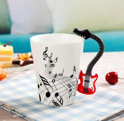 Mug à café guitare humoristique