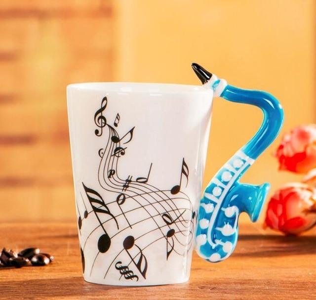 Mug à café guitare humoristique