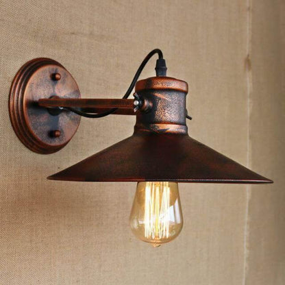 Industrial Chic Metal Wall Light Lamp - Halri