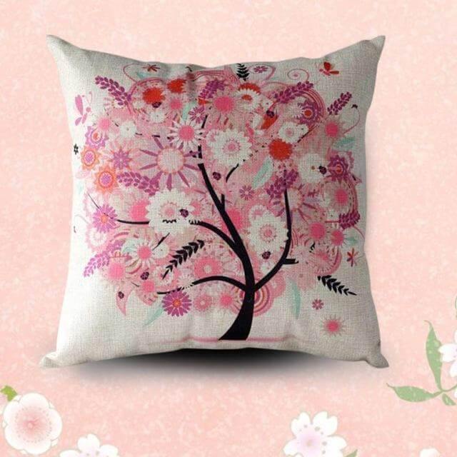 Housses de coussin douces pour canapé à motif de feuilles d'automne