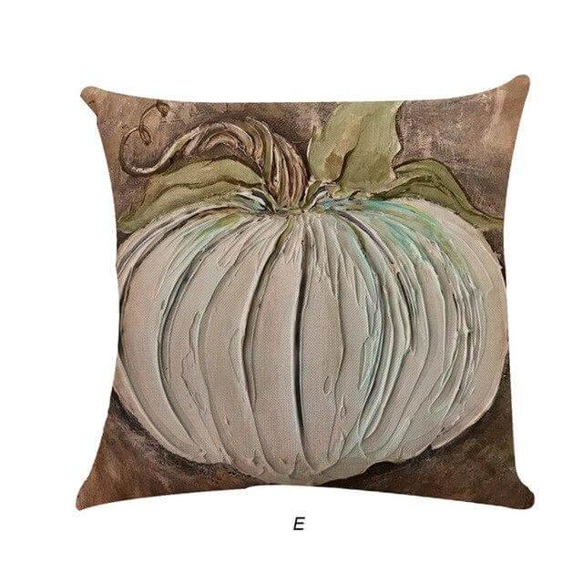 Housses de coussin décoratives citrouille d'automne
