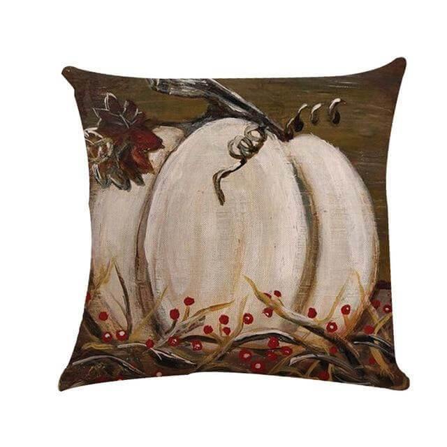 Housses de coussin décoratives citrouille d'automne