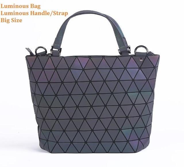 Sac bandoulière géométrique lumineux pour femme