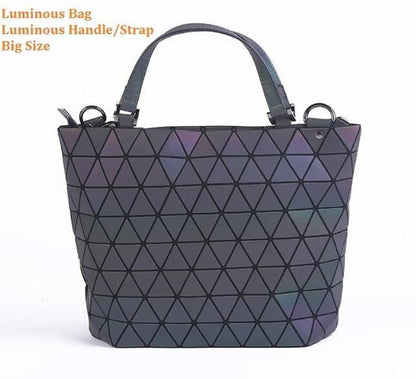 Sac bandoulière géométrique lumineux pour femme