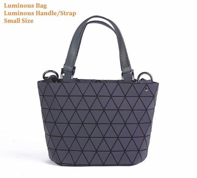 Sac bandoulière géométrique lumineux pour femme