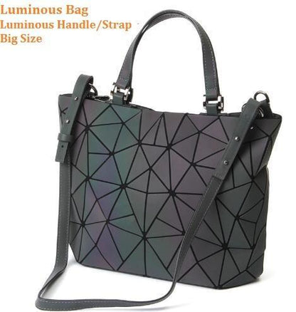 Sac bandoulière géométrique lumineux pour femme