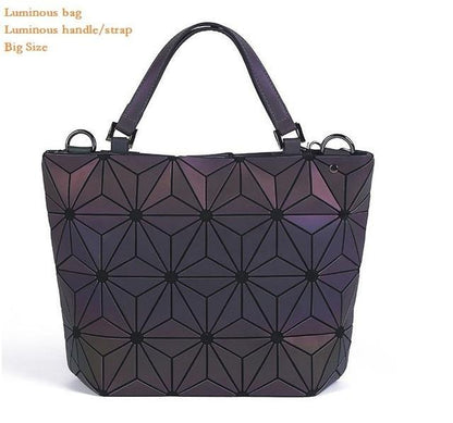 Sac bandoulière géométrique lumineux pour femme