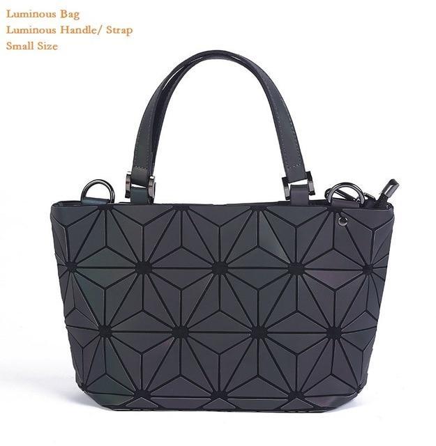 Sac bandoulière géométrique lumineux pour femme