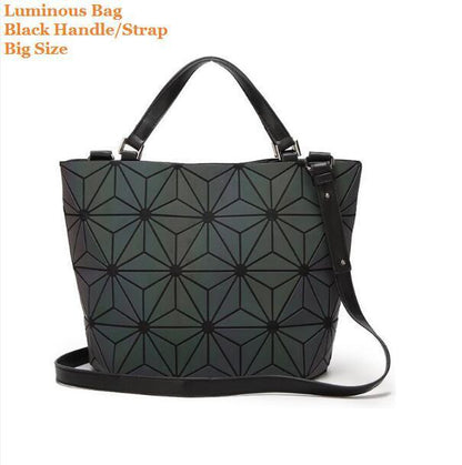 Sac bandoulière géométrique lumineux pour femme