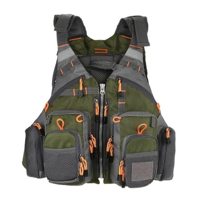 Gilet de sécurité de pêche premium pour adultes