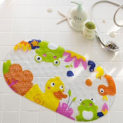 Tapis de bain antidérapant amusant en forme d'animaux