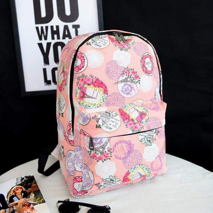 Sac à dos classique en toile style vintage