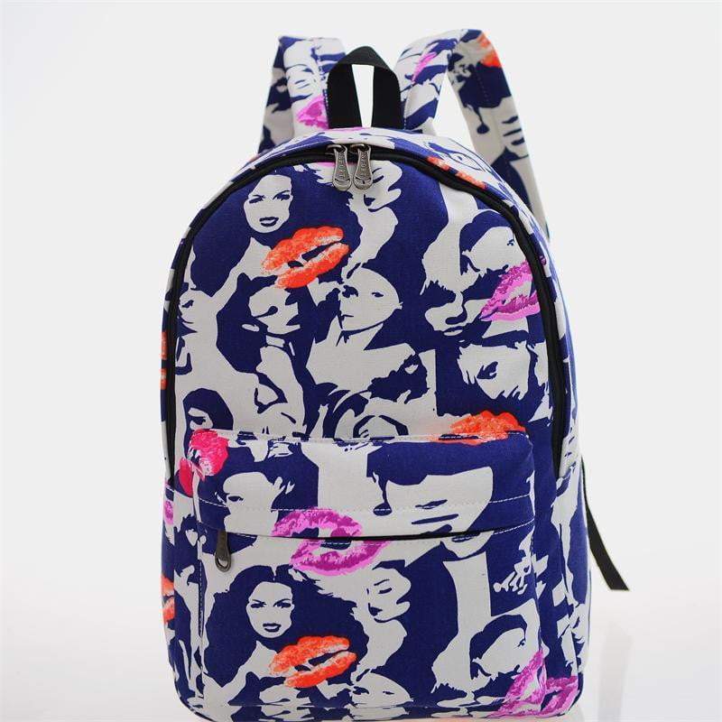 Sac à dos classique en toile style vintage