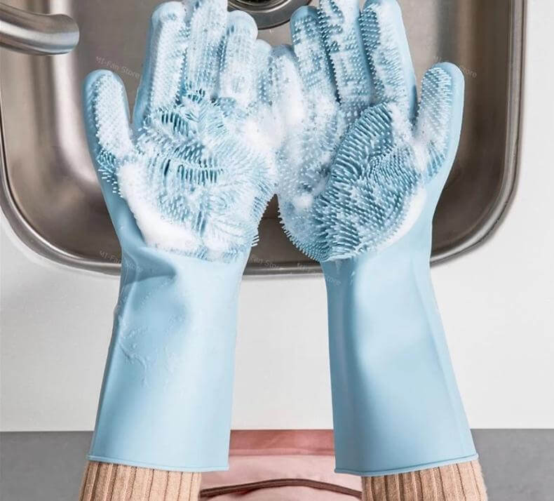 Easy Grip Silicone Cleaning Gloves - Halri