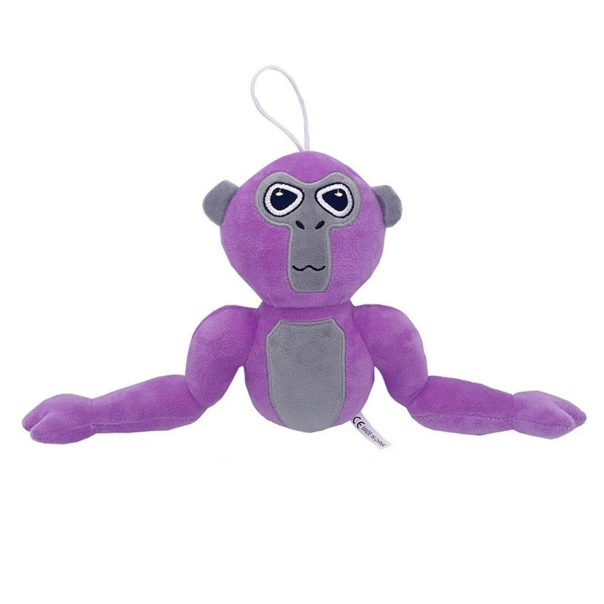 Peluche singe amusante et colorée