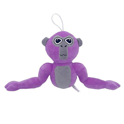 Peluche singe amusante et colorée