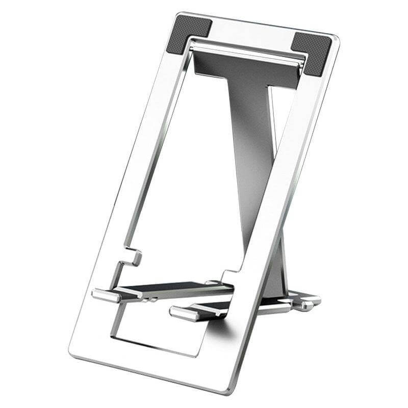 Support de téléphone pliable en métal fin et compact