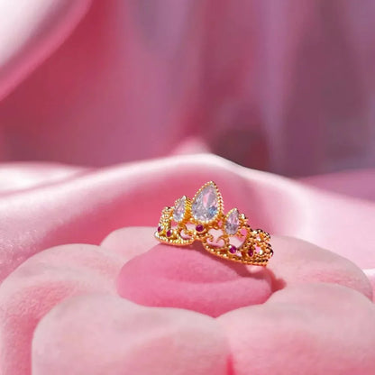 Ensemble de bijoux couronne style princesse