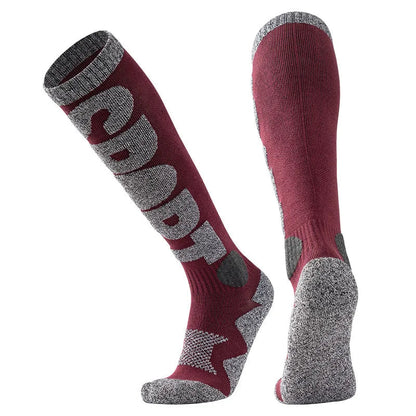 Chaussettes de ski thermiques chaudes en laine